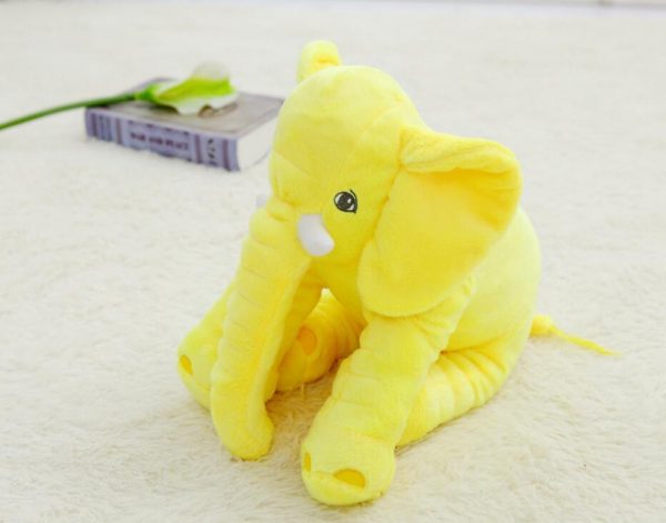 yellow elephant pillow